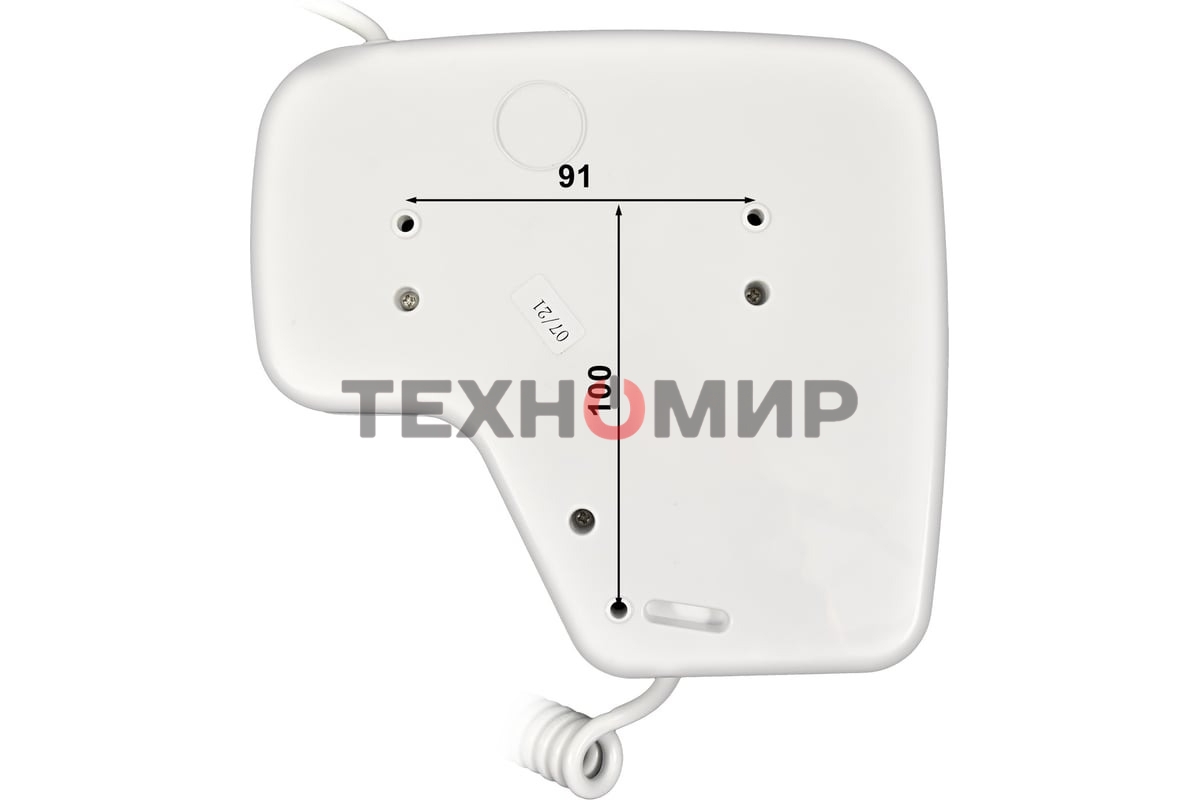 Фен для волос Puff-1200B 1405.002 1.2кВт белый с доп. розеткой