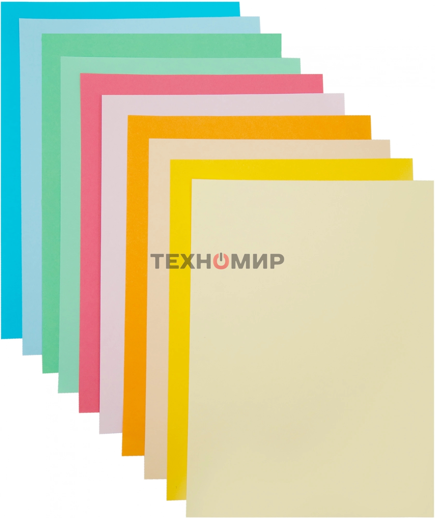 Бумага цветная Silwerhof тонир. 10 л. 10цв. A4 CREATE 80г/м2 папка