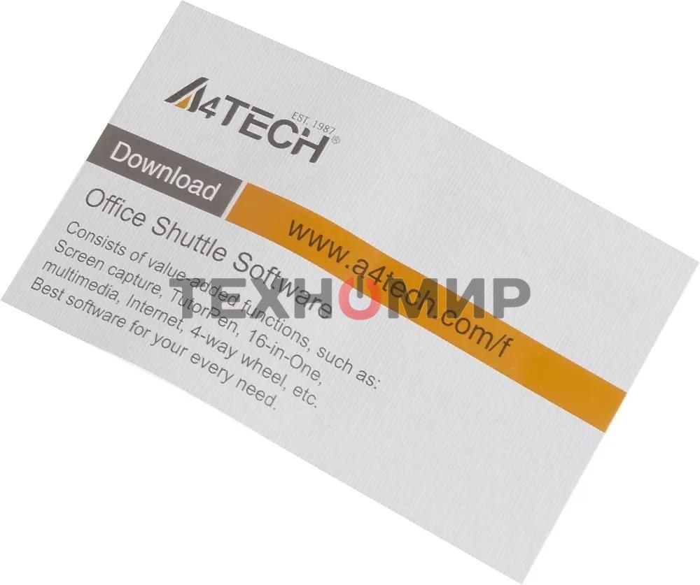 Мышь проводная A4Tech N-500F серый глянец/черный, 1200 dpi, USB, кнопки - 4