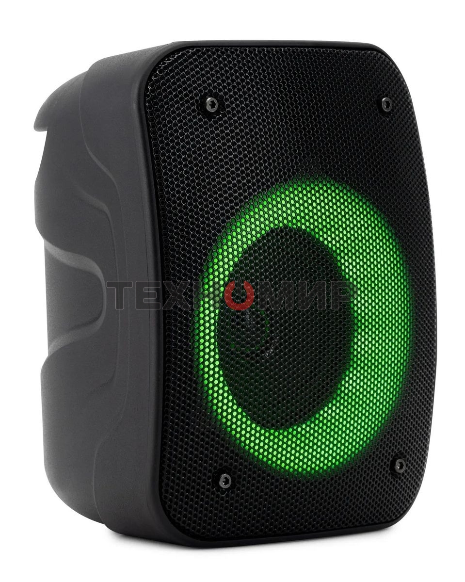 Портативная колонка Hyundai H-PS1005 черный 20 Вт 1.0 BT 10м 1800mAh