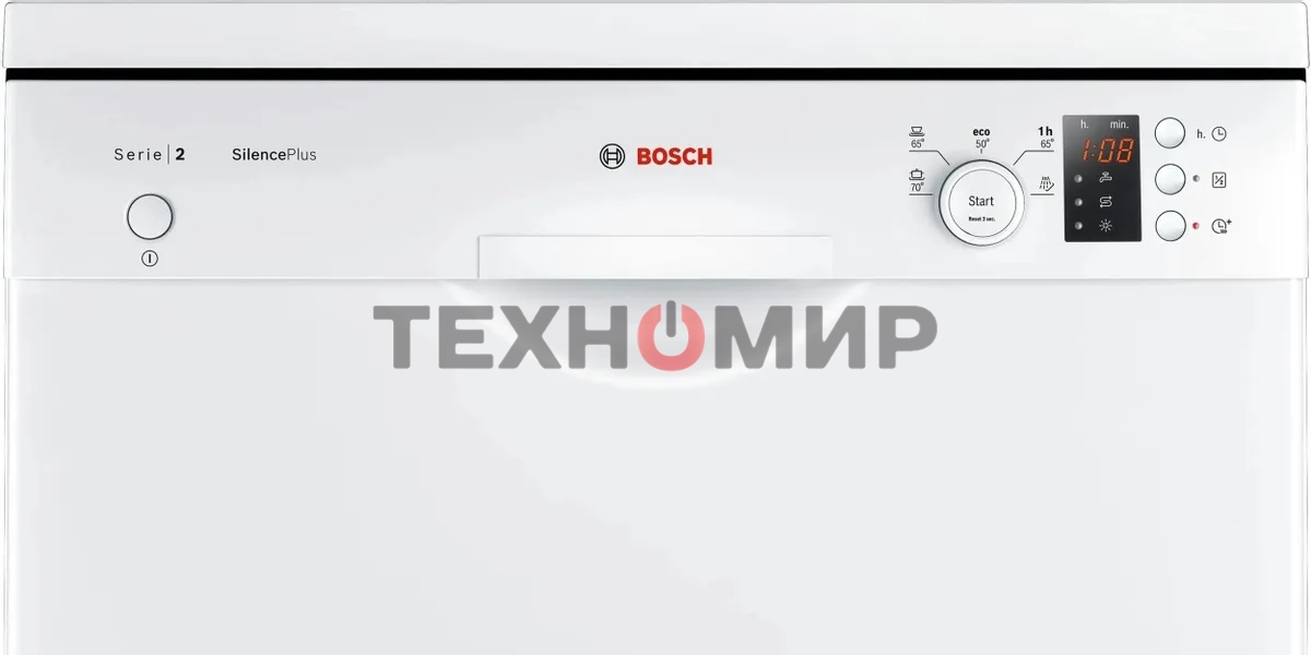 Посудомоечная машина Bosch SMS25AW05E, белый, 60 см, 12 компл., сушка конденсационная, 48 дБ, класс A++