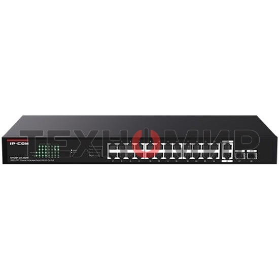 Коммутатор 24PORT POE G1128P-24-250W IP-COM