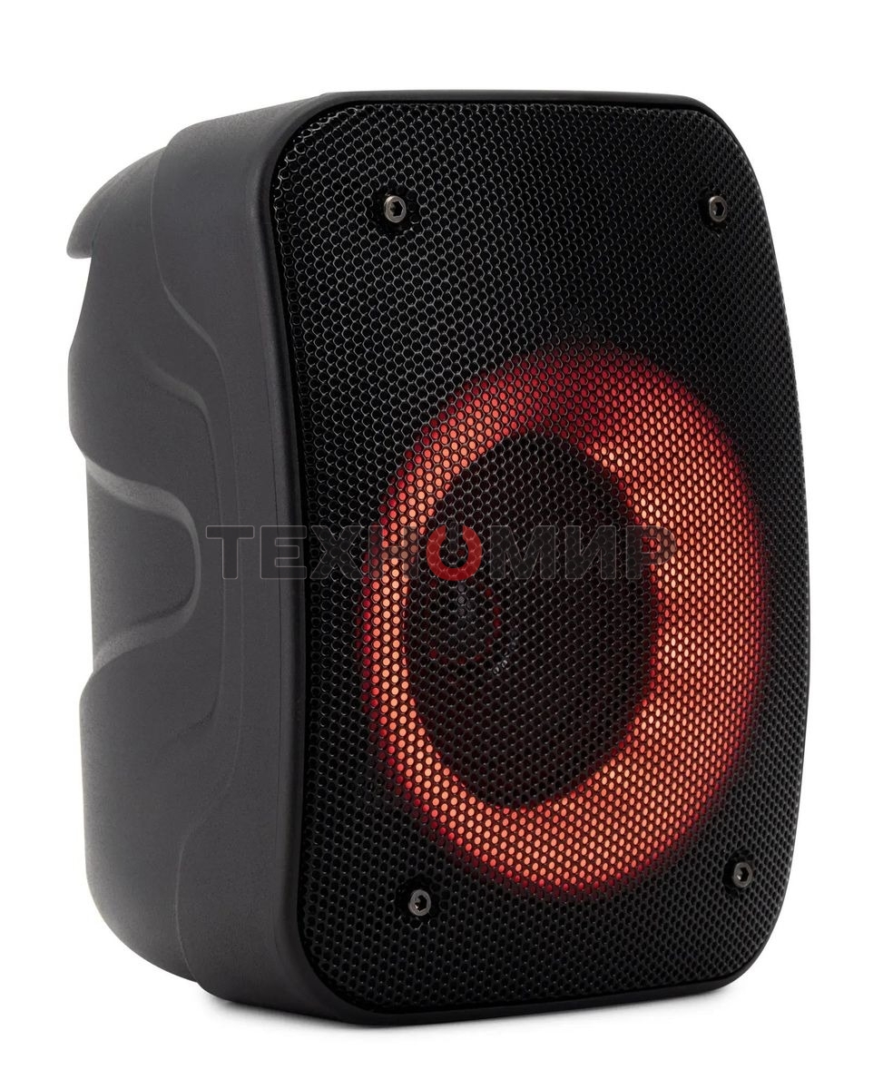 Портативная колонка Hyundai H-PS1005 черный 20 Вт 1.0 BT 10м 1800mAh