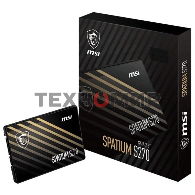 Накопитель SSD MSI SPATIUM S270, 240Gb, 2.5