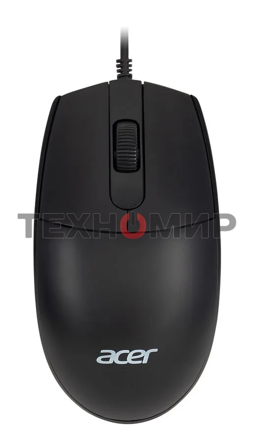 Комплект клавиатура+мышь Acer OMW141 проводной, USB, 1200 DPI, чёрный