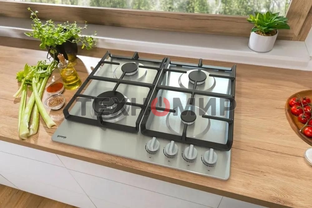 Газовая варочная панель Gorenje GW641XHF нержавеющая сталь