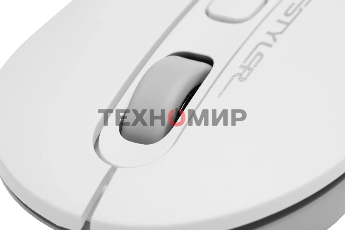 Мышь беспроводная A4Tech Fstyler FG20S белый/серый, 2000 dpi, радиоканал, USB, кнопки - 3