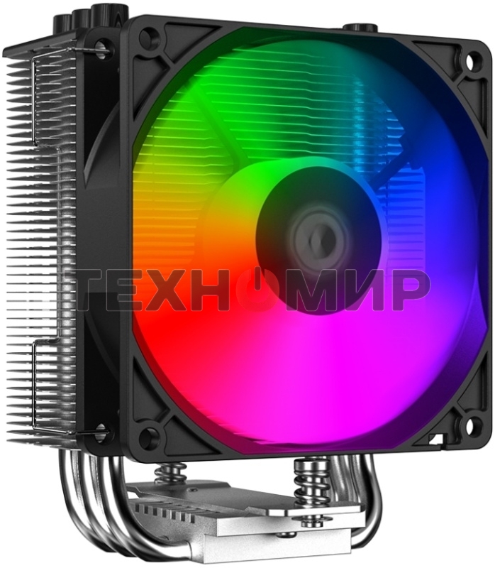 Кулер для процессора ID-COOLING SE-903-XT FRGb черный 92мм алюминий/медь 2200rpm 26db 4-pin 130W 123мм