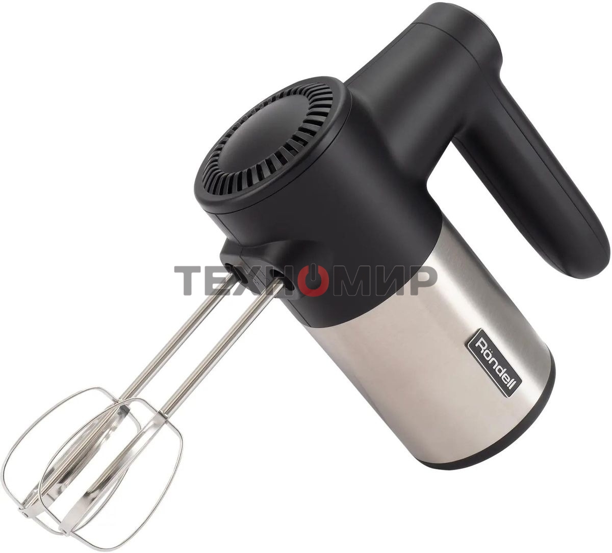 Миксер ручной Rondell RDE-1354 800 Вт, черный/серебристый