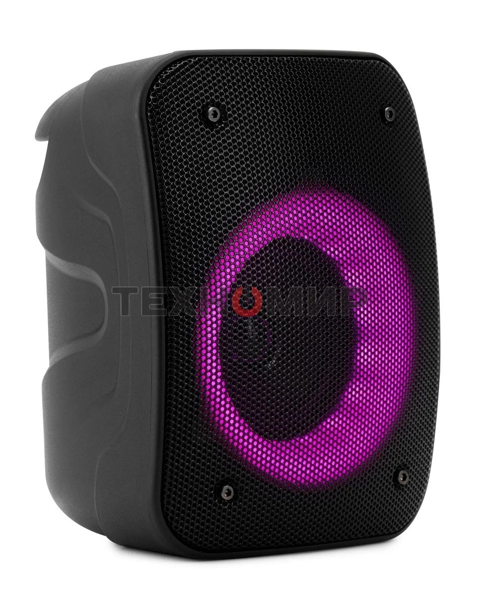 Портативная колонка Hyundai H-PS1005 черный 20 Вт 1.0 BT 10м 1800mAh