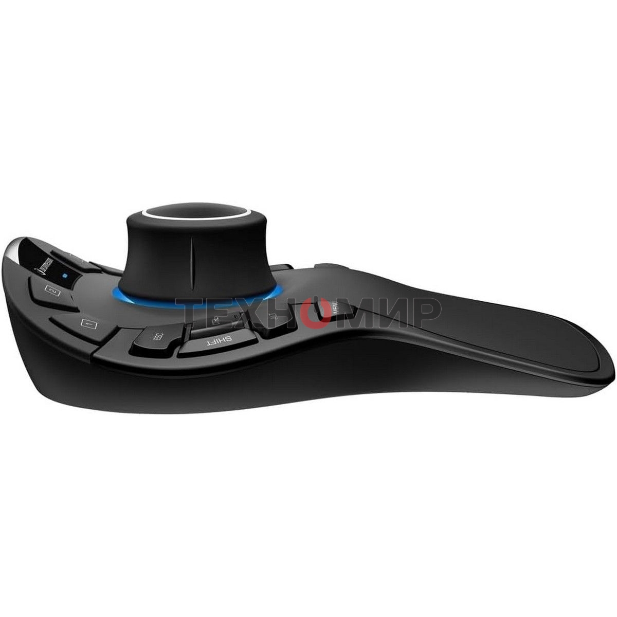 Мышь беспроводная/проводная 3DConnexion SpaceMouse Pro Wireless (3DX-700119) черный, радиоканал, Bluetooth, USB, кнопки - 15