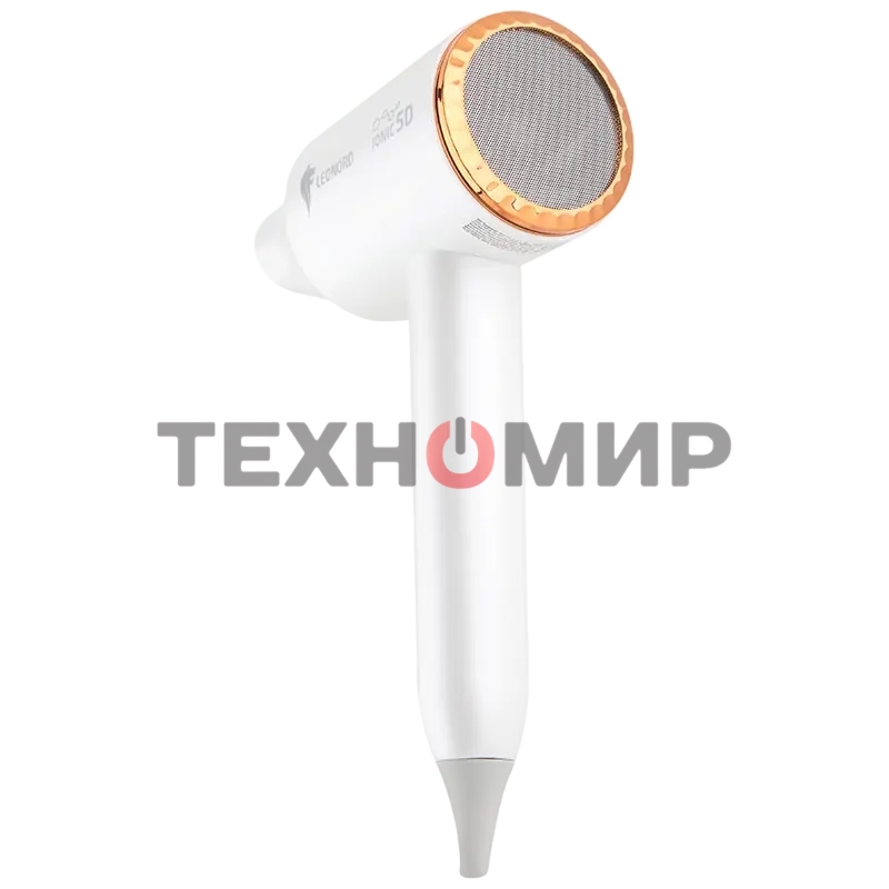 Фен LEONORD LE-1213 белый, 2000 Вт, ионизация