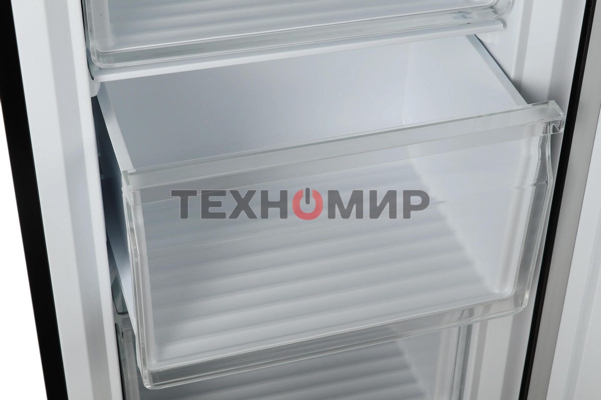 Морозильная камера Maunfeld MFFR170SB, черный, 206л, 4 ящика, 2 полки