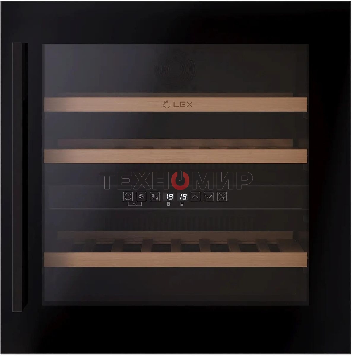 Винный шкаф LEX LWD6036BL dual zone 1-нокамерн. черный стекло (CHAT500007)