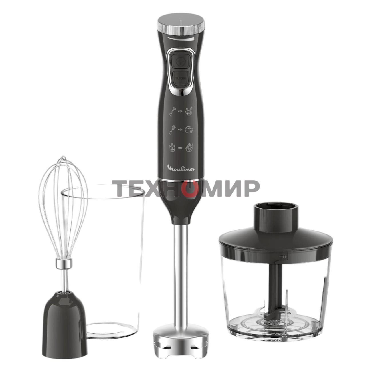 Блендер Moulinex DD5R38F0 черный/серебристый