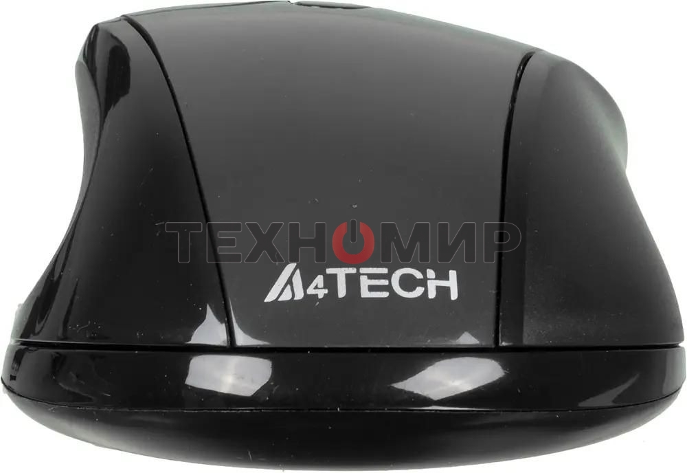 Мышь проводная A4Tech N-500F серый глянец/черный, 1200 dpi, USB, кнопки - 4