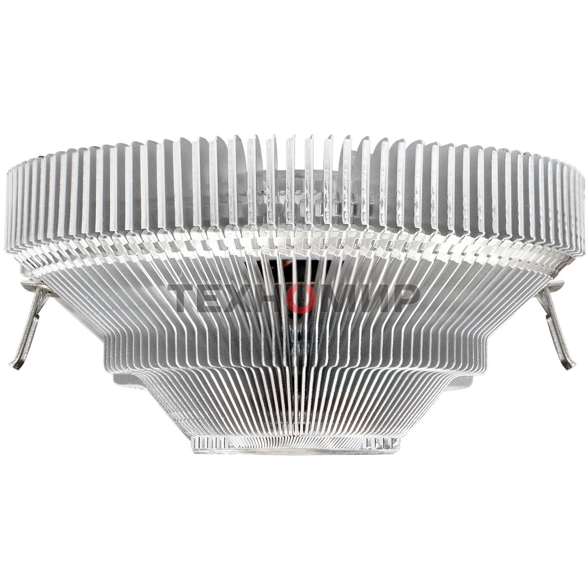 Кулер для процессора ExeGate Wizard EE91-PWM.RED серебристый, 90 мм, алюминий, 2400 об/мин, 24 дБ, 4 pin, 75 Вт, 45 мм