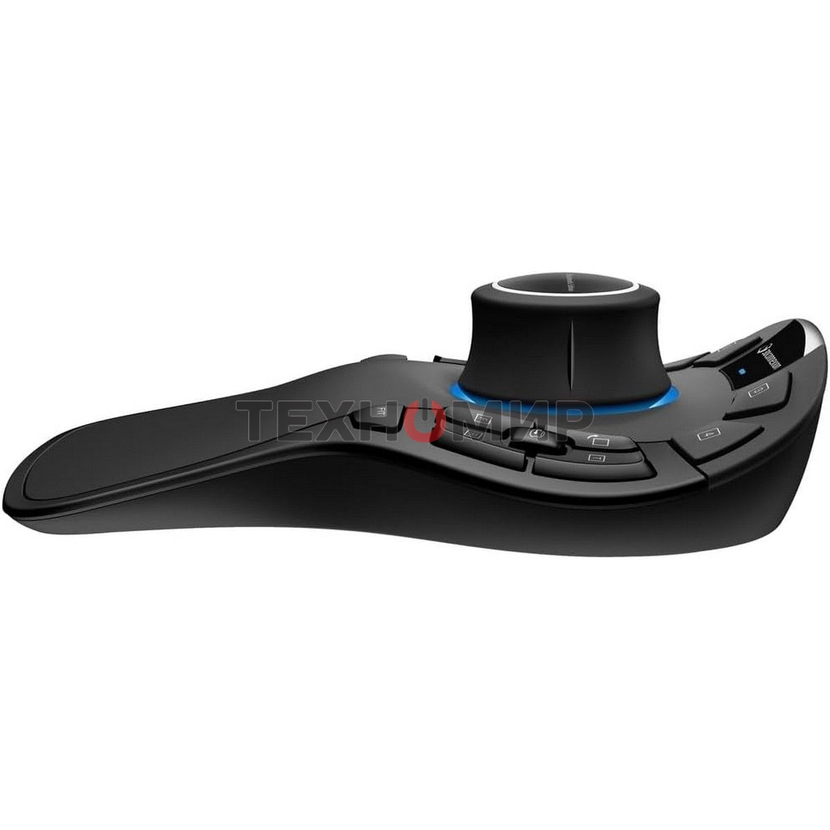 Мышь беспроводная/проводная 3DConnexion SpaceMouse Pro Wireless (3DX-700119) черный, радиоканал, Bluetooth, USB, кнопки - 15