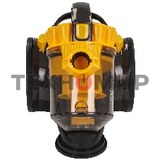 Пылесос Endever SkyClean VC-640 желтый/серый, 380/2200 Вт, уборка сухая, пылесборник контейнер 2.5 л