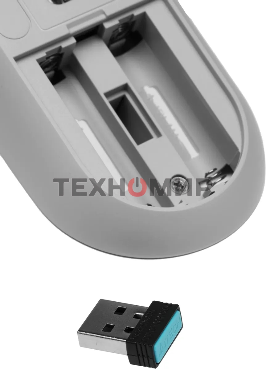 Мышь беспроводная A4Tech Fstyler FG20S белый/серый, 2000 dpi, радиоканал, USB, кнопки - 3