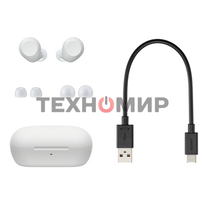 Гарнитура внутриканальные Sony WF-C710N белый беспроводные bluetooth в ушной раковине (WF-C710N/WZ E)
