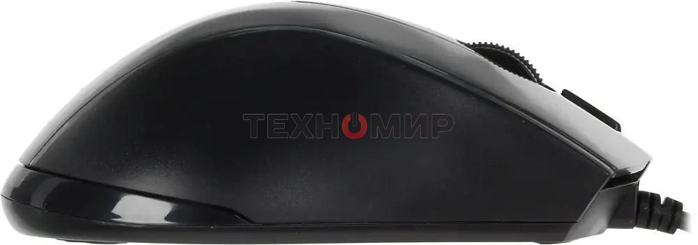 Мышь проводная A4Tech N-500F серый глянец/черный, 1200 dpi, USB, кнопки - 4