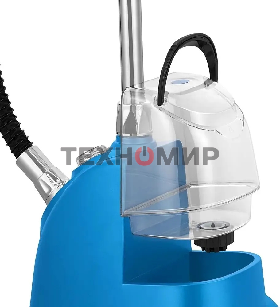 Отпариватель Kitfort КТ-9352 голубой/черный, 2350 Вт, 50 г/мин, 3000 мл