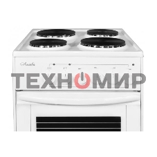 Плита электрическая Лысьва ЭП 411 белый, конфорок 4 электрических, духовка 57 л, 50 см x 84 см x 60 см