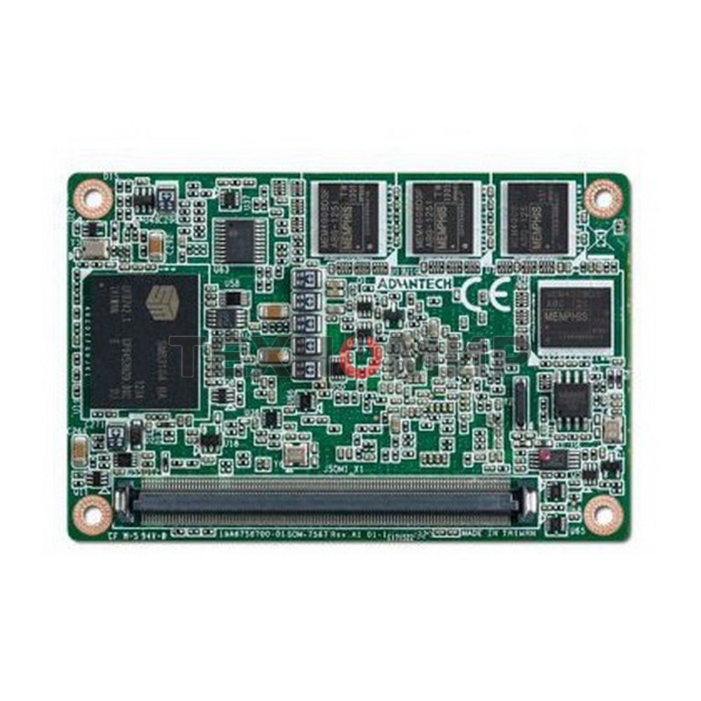 Материнская плата с процессором ADVANTECH SOM-7567BS0CB-S5A2 COM Express R2.1 Type 10, Intel Atom E3815, DDR3L-1066, LVDS, HDMI/DP/DVI, GbE, 2xCOM, 1xUSB 3.0, 4xUSB 2.0, 3xPCIe x1, SMBus, I2C, 0...+60C(требуется установка батарейки CR2032)