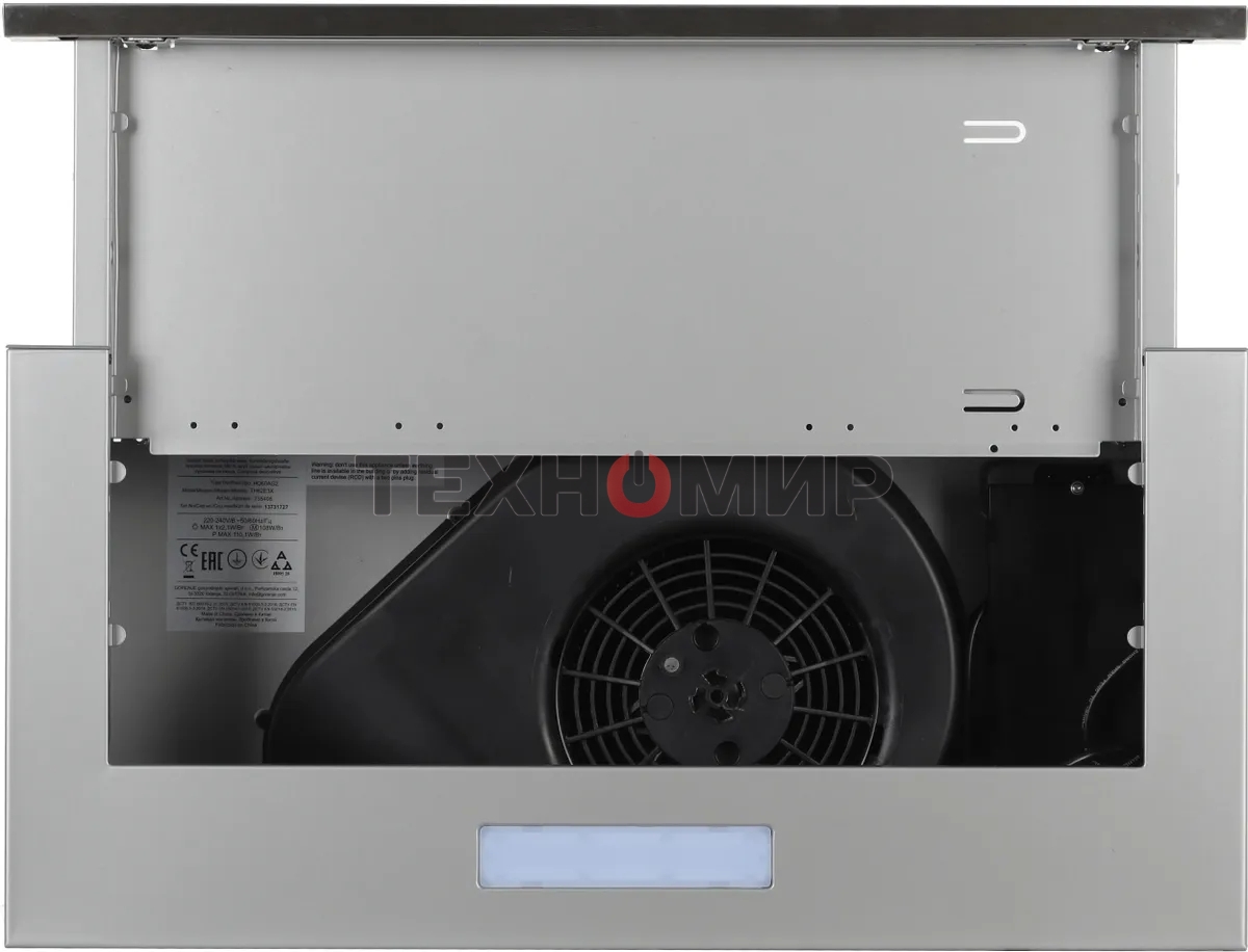 Вытяжка встраиваемая Gorenje TH62E3X нержавеющая сталь, 60 см, 350 куб. м/ч, 67 дБ