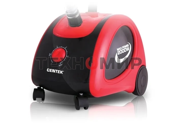 Отпариватель Centek CT-2370 черный/красный, 2200 Вт, 30 г/мин, 1600 мл