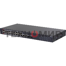 Коммутатор Dahua DH-CS4226-24ET-375 (L2) 24x100 Мбит/с 2xКомбо (1000BASE-T/SFP) 2SFP 24PoE 375W управляемый