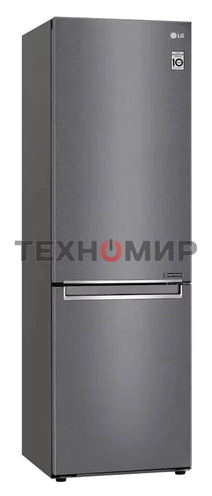 Холодильник LG GC-B459SLCL графит двухкамерный инвертер 247/127л морозилка снизу, No Frost