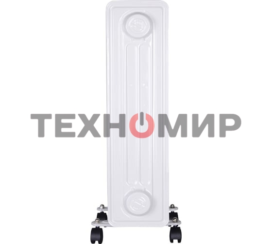 Масляный обогреватель Ресанта ОМ-9АВ (9 секций) белый, 2400 Вт, 30 м2, термостат 67/3/22