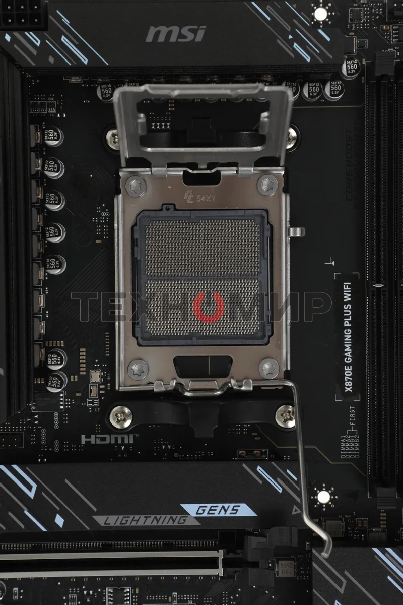 Материнская плата MSI X870E GAMING PLUS WIFI, AM5, AMD X870E, 4xDDR5, 4xSATA, 3xM.2, 1xPCIe 5.0 x16, 1xPCIe 4.0 x4, 2xPCIe 3.0 x1, 1xHDMI, 1xUSB Type-C, 1x5Gb LAN, Wi-Fi 7, Bluetooth 5.4, 2xUSB-C 20Gbps, 1xUSB-C 40Gbps, 2xUSB-A 5Gbps, 2xUSB-A 10Gbps, 4xUS