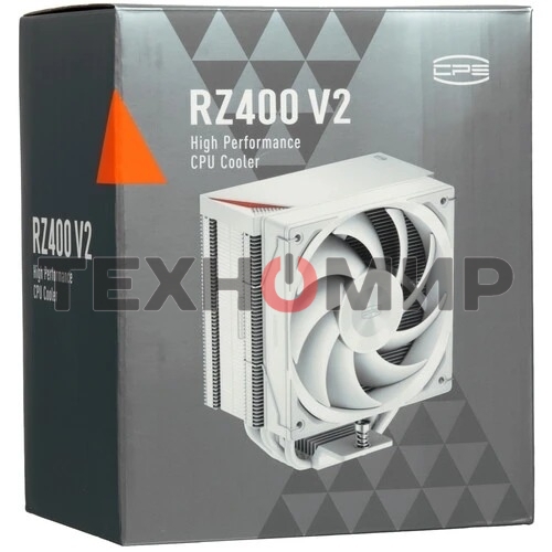 Устройство охлаждения (кулер) PcCooler RZ400 V2 белый 120мм алюминий+медь 2200rpm 32db 4-pin 240W 155мм