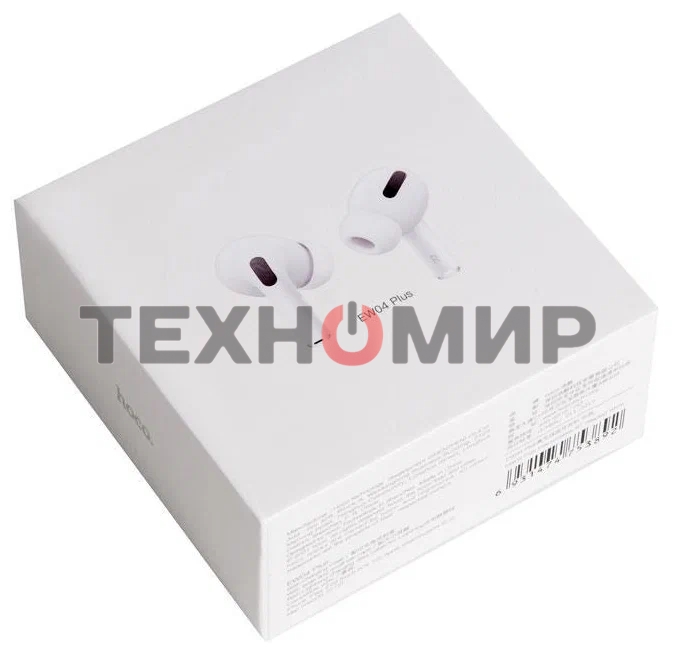 Наушники HOCO EW04 Plus беспроводные оригинальной серии с док станцией TWS BT 5.1 белый