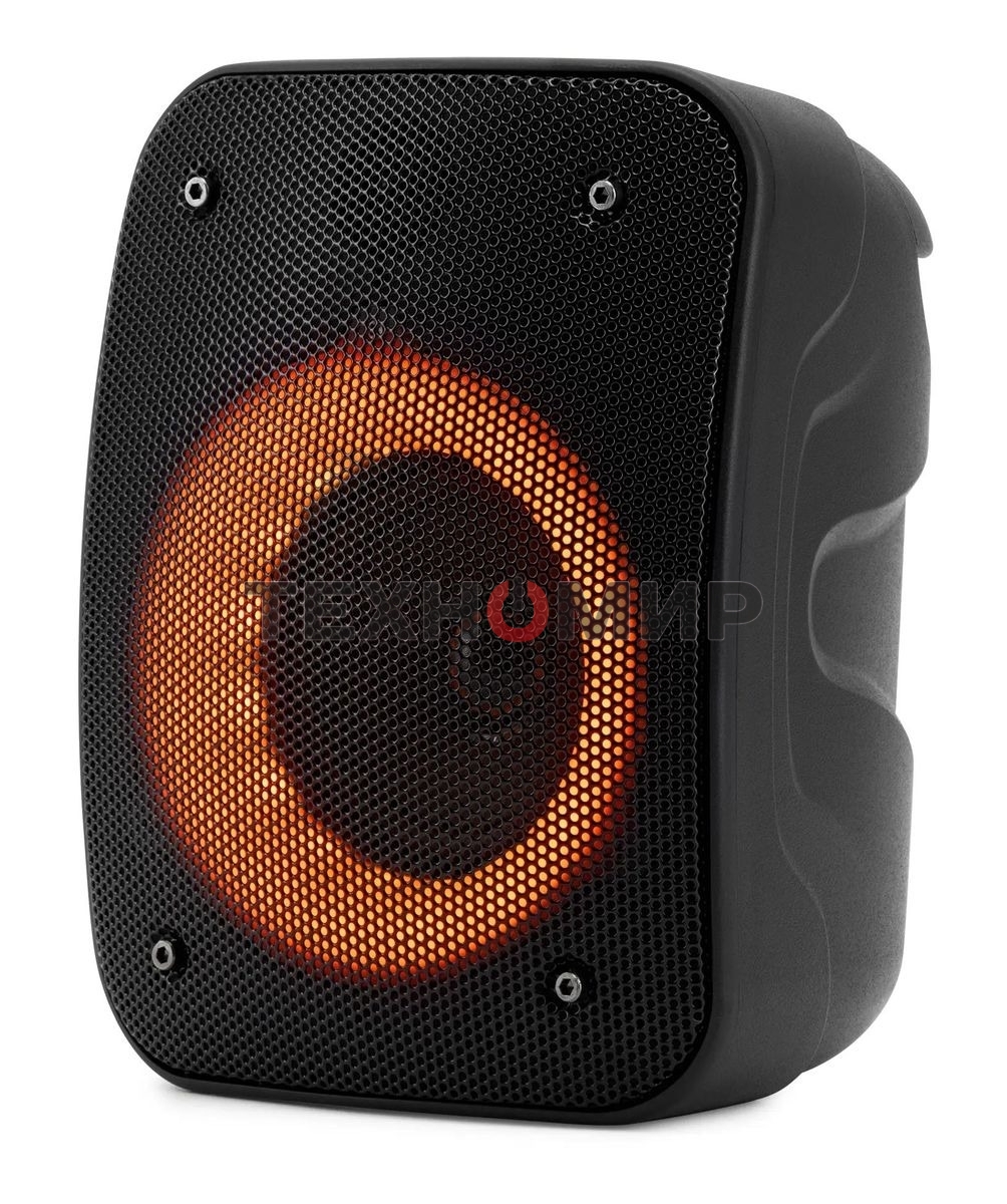 Портативная колонка Hyundai H-PS1005 черный 20 Вт 1.0 BT 10м 1800mAh