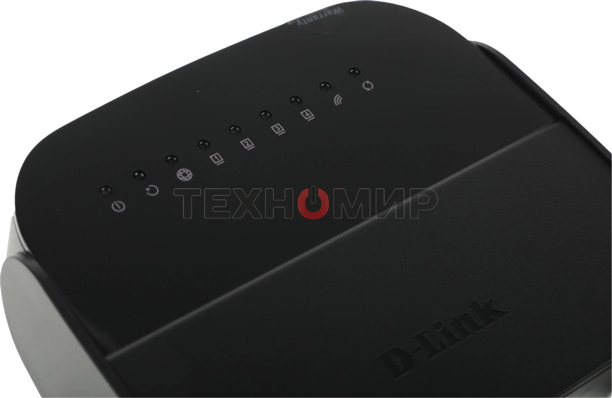 Роутер беспроводной D-Link DSL-2640U/R1A ADSL2+ черный (Annex A)