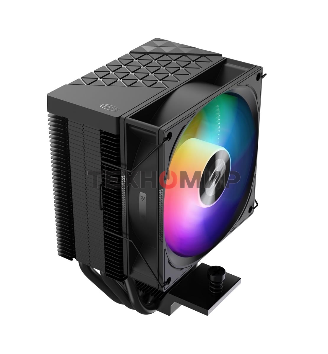 Кулер для процессора PCCooler R300 ARGB BK черный 92мм алюминий+медь 2200rpm 30db 4-pin 150W 133мм