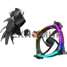Вентилятор для корпуса Montech AX120 ARGb 120х120x25 черный 4-pin 27дБ (AX120 PWM BLACK) Ret