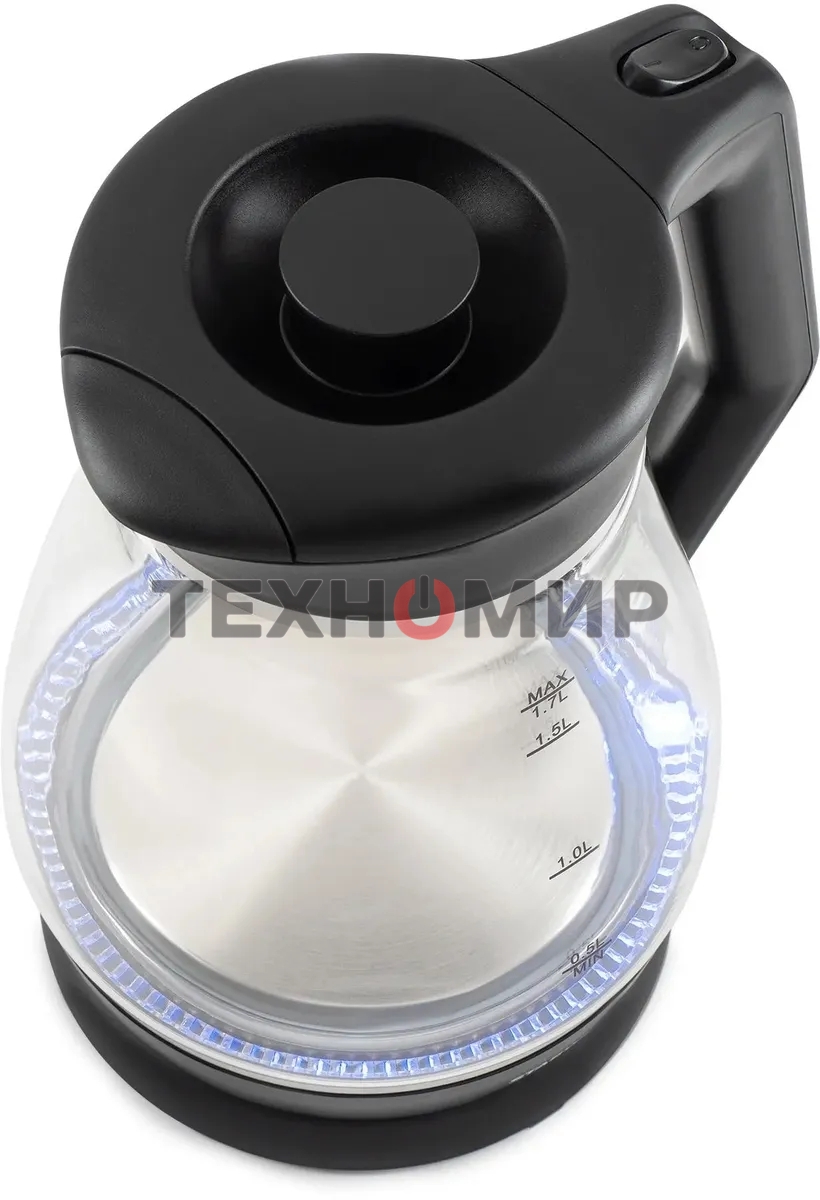 Чайник электрический Starwind SKS2035 1.7 л, 2200 Вт, черный