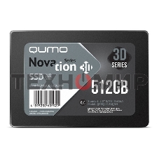 Накопитель SSD QUMO Novation 3D, 512Gb, SATA III, 2.5