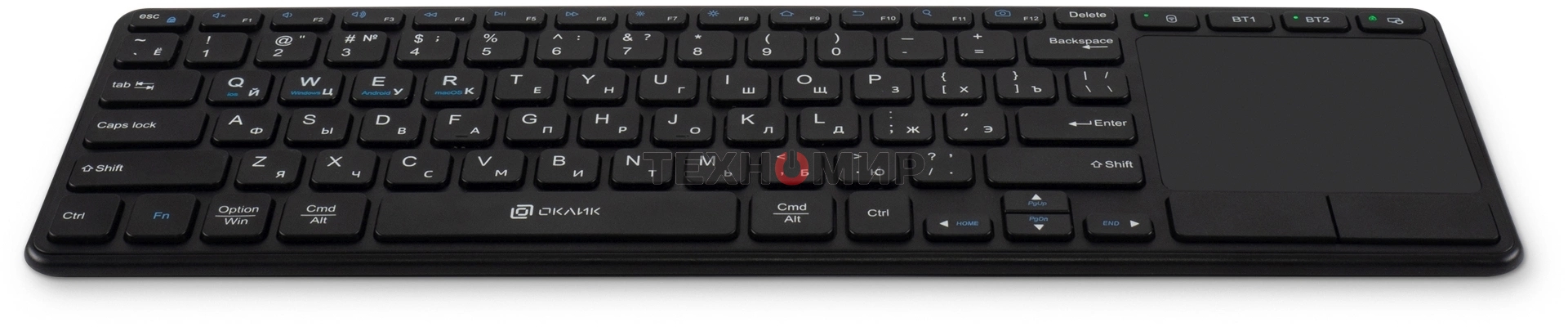 Клавиатура Oklick K614W беспроводная, радиоканал, чёрный