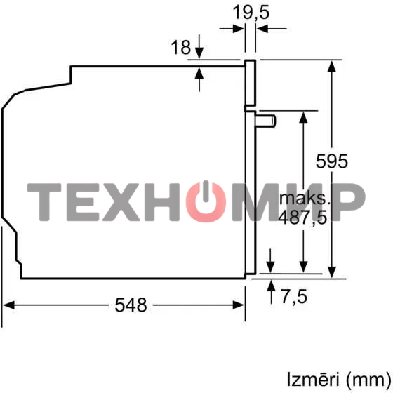 Встраиваемый духовой шкаф электрический Bosch HBG7721B1 черный
