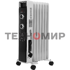 Радиатор масляный Royal Clima PARMA ROR-PR7-1500M 1500Вт белый/черный