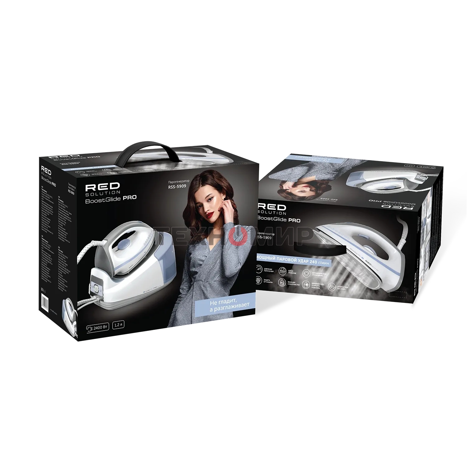 Парогенератор Red Solution RSS-5909 2400Вт белый/голубой