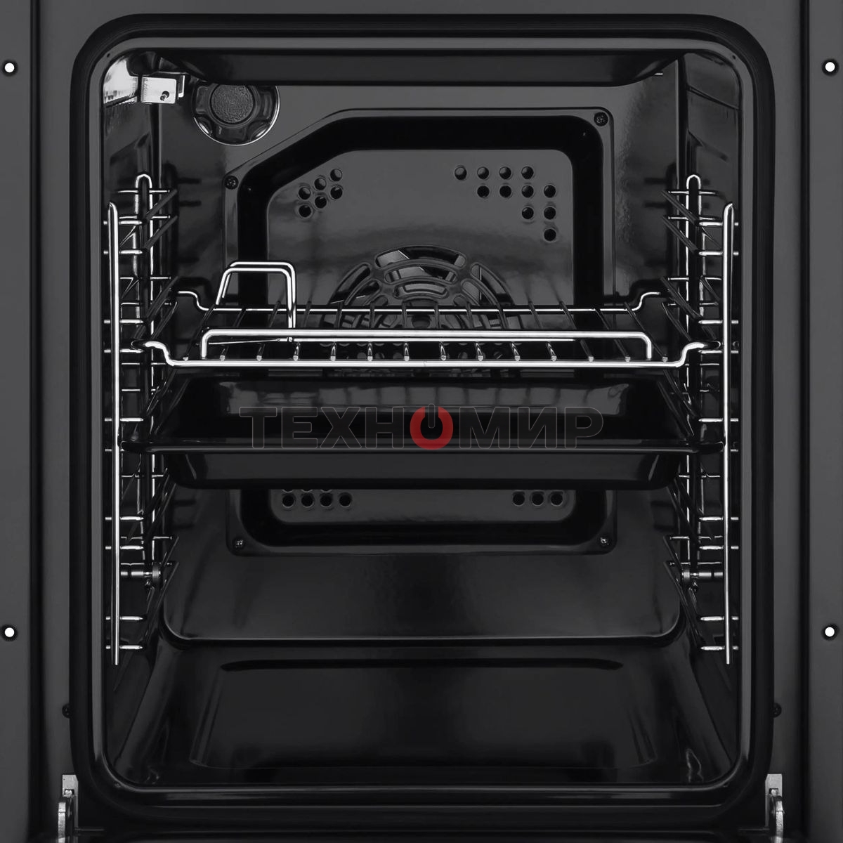 Шкаф духовой электрический Maunfeld EOEC516BG, встраиваемый, 51л, дверца с 2 стеклами, бежевый