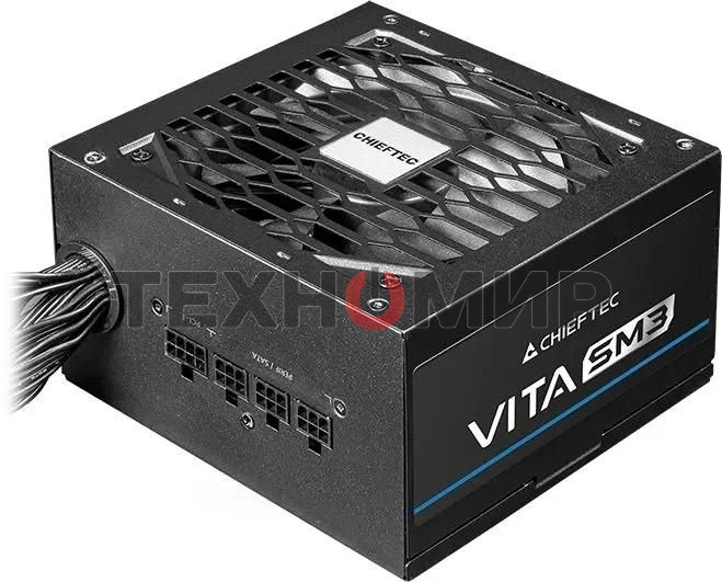 Блок питания Chieftec ATX 650W Vita SM3 BPX-650-C 80+ bronze (20+4pin) APFC 120mm fan 6xSATA RTL