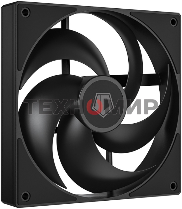 Вентилятор для корпуса ID-Cooling AS-140-K черный, 140 мм, 1800 об/мин, 24.9 дБ, 4 pin